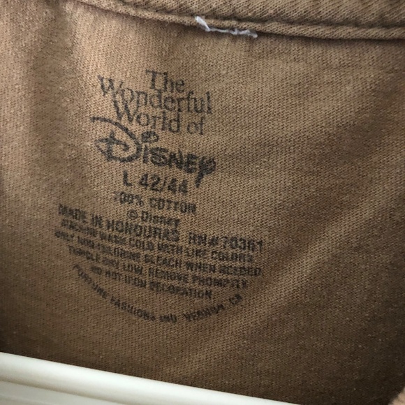 Disney Grumpy Brown Crew Neck Short Sleeve Graphic T-Shirt *Sz L* Disney World - Picture 3 of 4